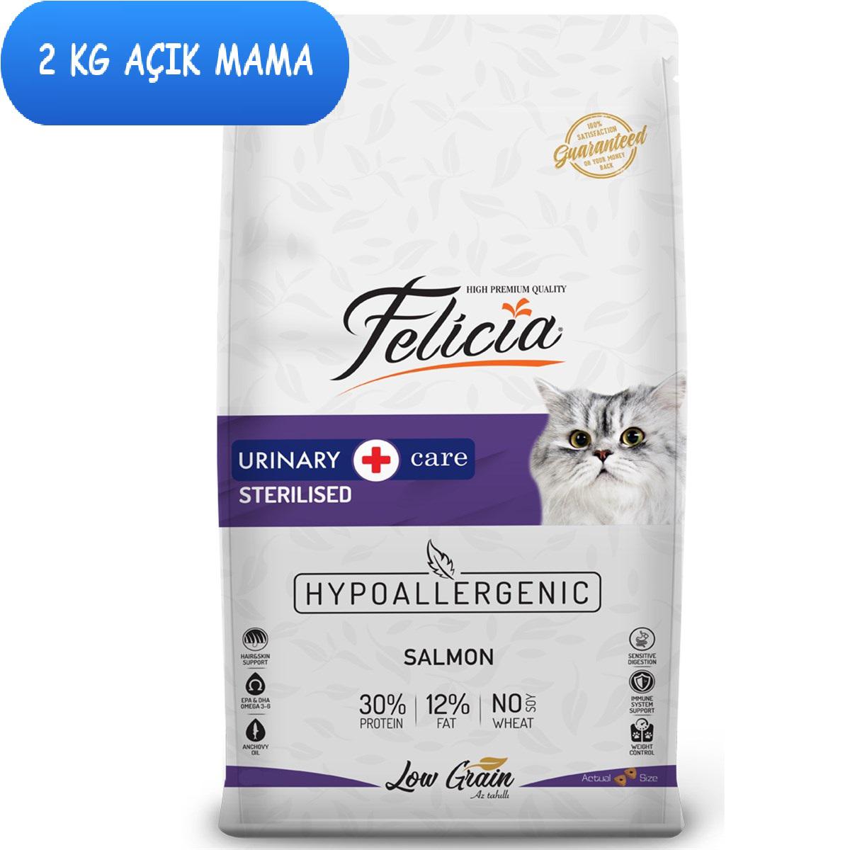 Felicia Az Tahıllı Sterilised Somonlu Kısır Kedi Maması 2 Kg AÇIK