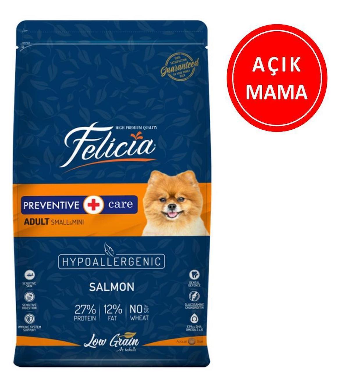 Felicia Somonlu Küçük Irk Yetişkin Köpek Maması 1 kg AÇIK