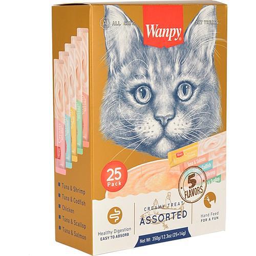 Wanpy Karışık Sıvı Kedi Ödülü 25*14 gr