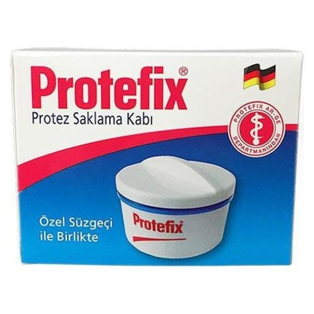 Protefix Protez Saklama Kabı Kutulu