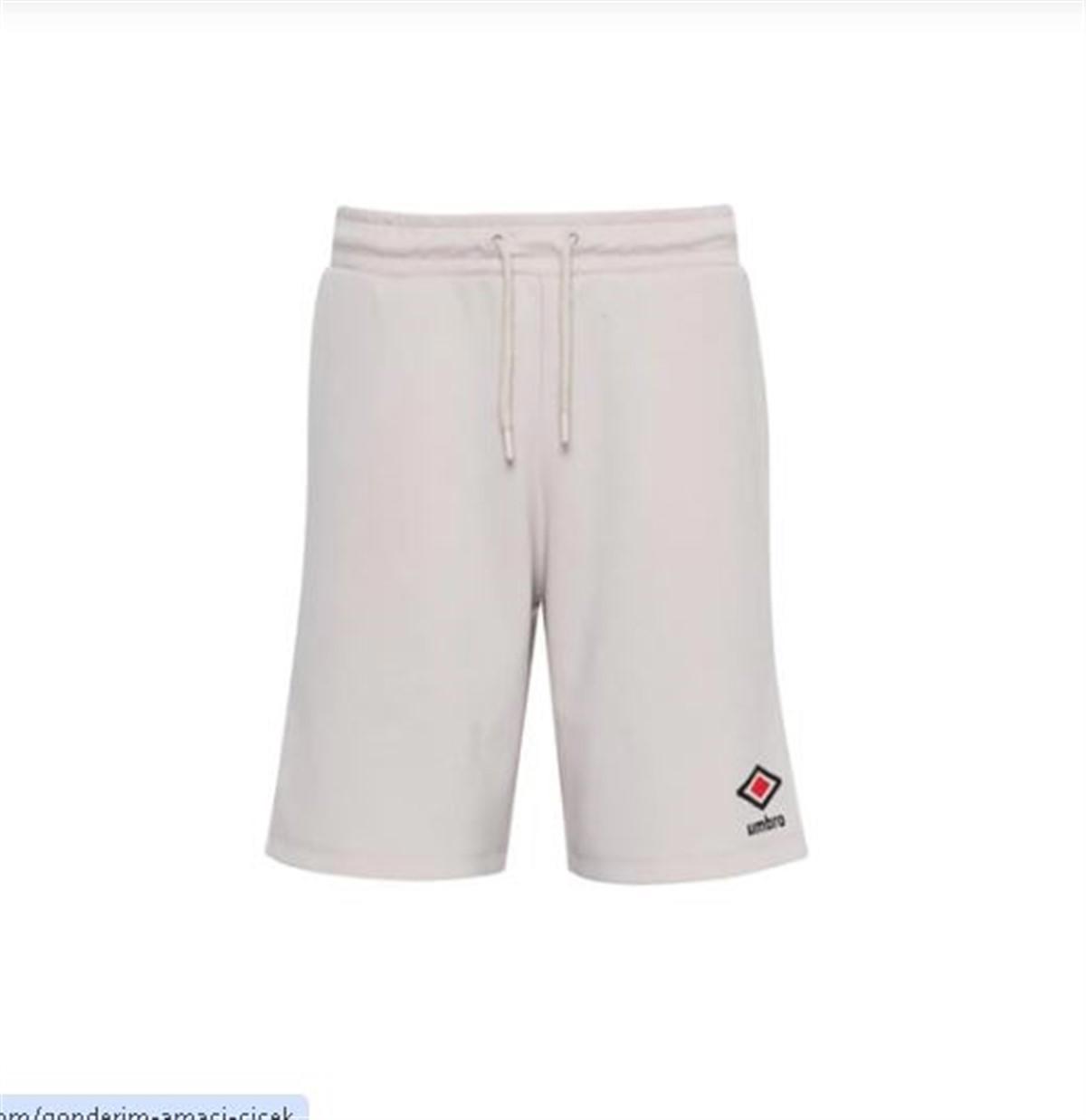 Umbro Erkek Bej Günlük Pamuklu Regular Şort Umbro Tag Shorts FE-0250