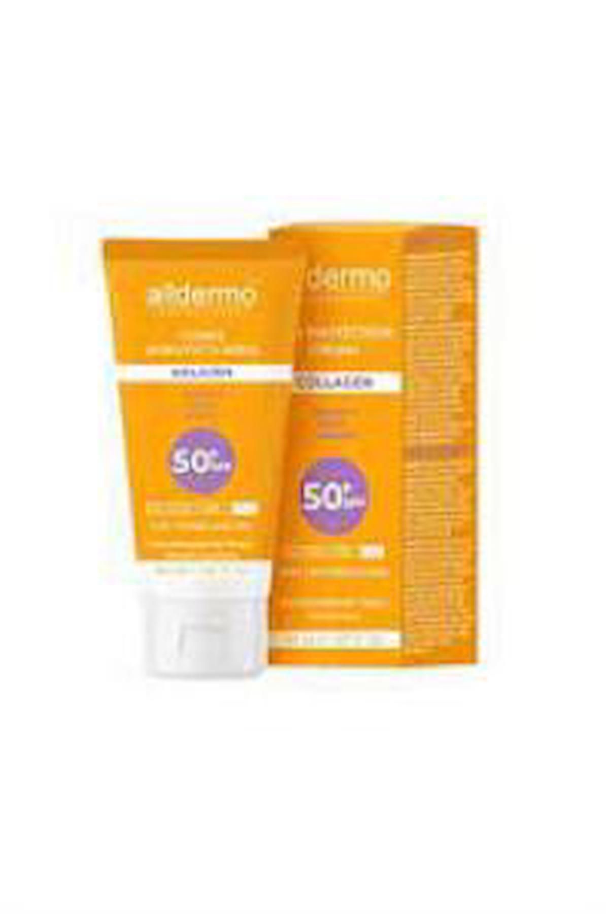 ALLDERMO SPF50 KOLAJEN GÜNEŞ KORUYUCU YÜZ KREMİ 50 ML