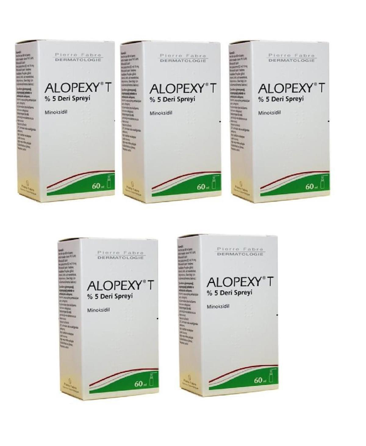  Alopexy T %5 Deri Spreyi 60 Ml 5'li Paket 