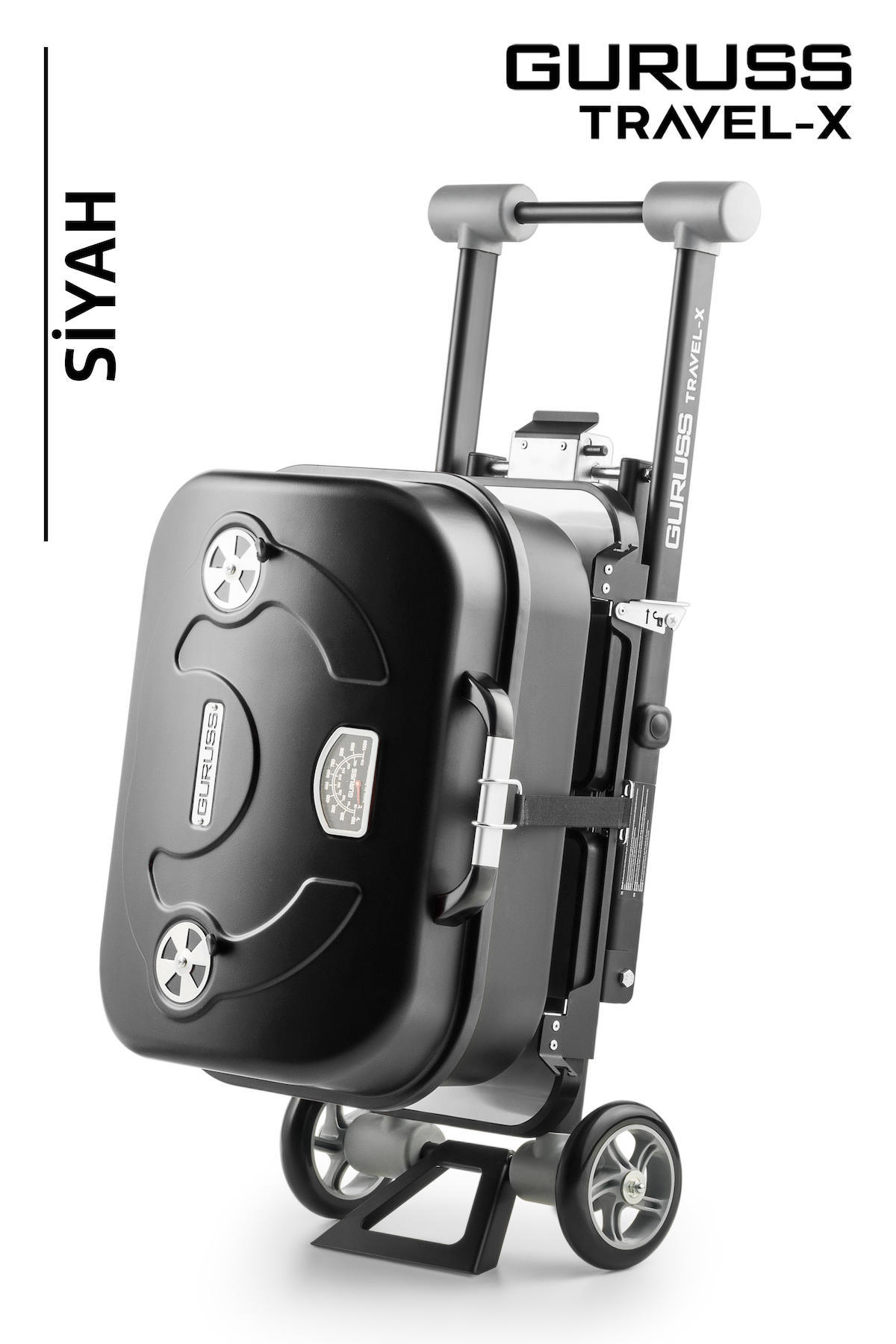 Guruss Travel-x Taşınabilir Mangal Siyah