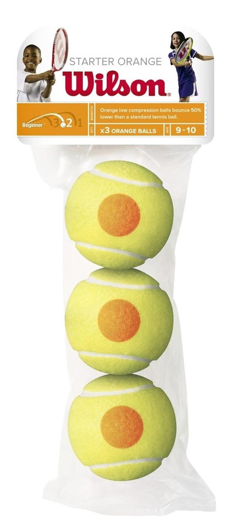 Wilson Wrt-137300 Starter Tenis Topu 3lü Turuncu