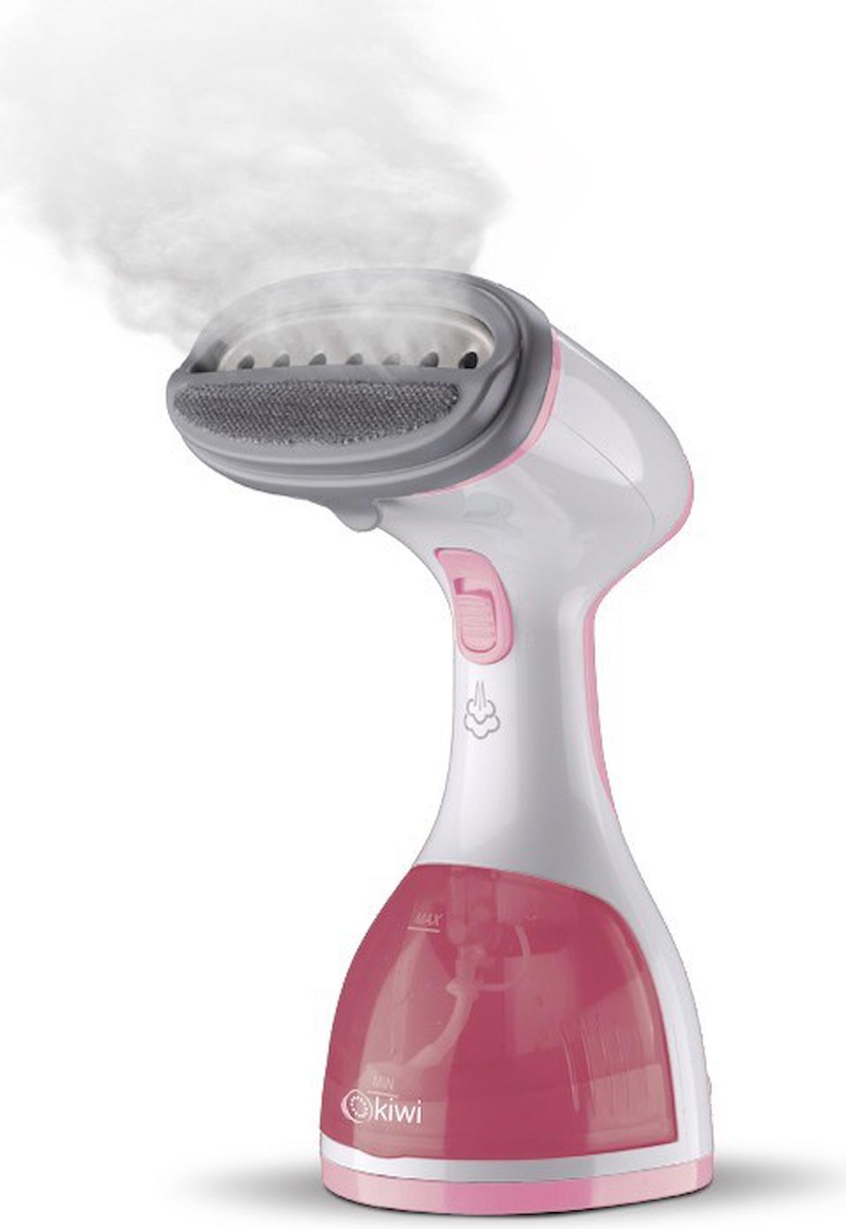 Kiwi Ksı 6450 Portatif Buharlı Kırışık Giderici Dikey Ütü 1200W – Pembe