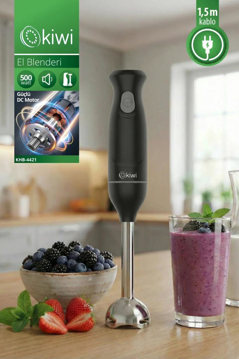 Kiwi KHB-4421 500W El Blenderi Siyah