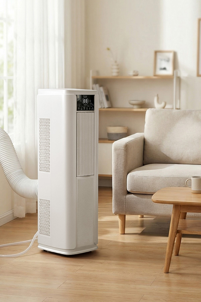 Kiwi KAC-7914 Portatif Kurulum Gerektirmeyen Klima 14000 BTU & 4 Fonksiyon & 35–50 m² Etki Alanı