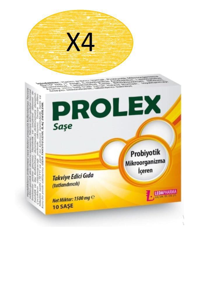 LedaPharma Prolex 10 Saşe Probiyotik 4 Adet