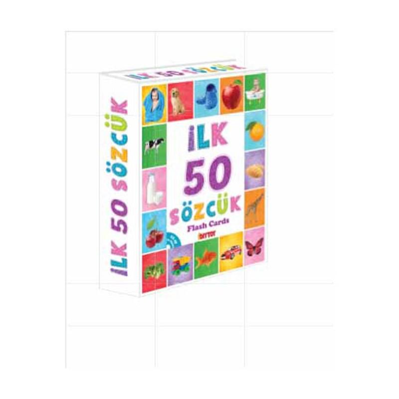 İlk 50 Sözcük  Flash Cards Hafıza Kartları Orijinal Ürün