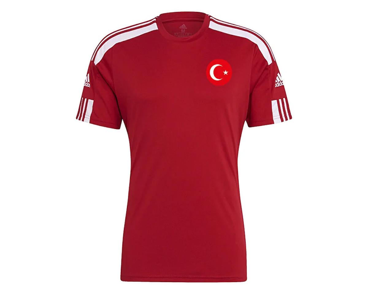 adidas Turkiye Squad 21 Jsy Ss Milli Takım Futbol Tişörtü TUR-GN5722 Kırmızı