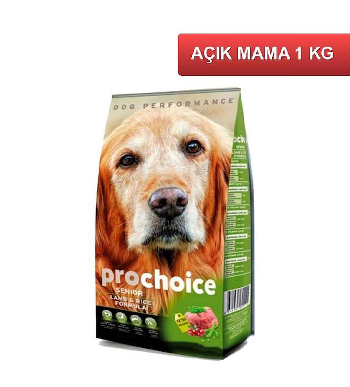 ProChoice Senior Lamb Rice Kuzu Etli Yaşlı Köpek Maması 1  Kg AÇIK