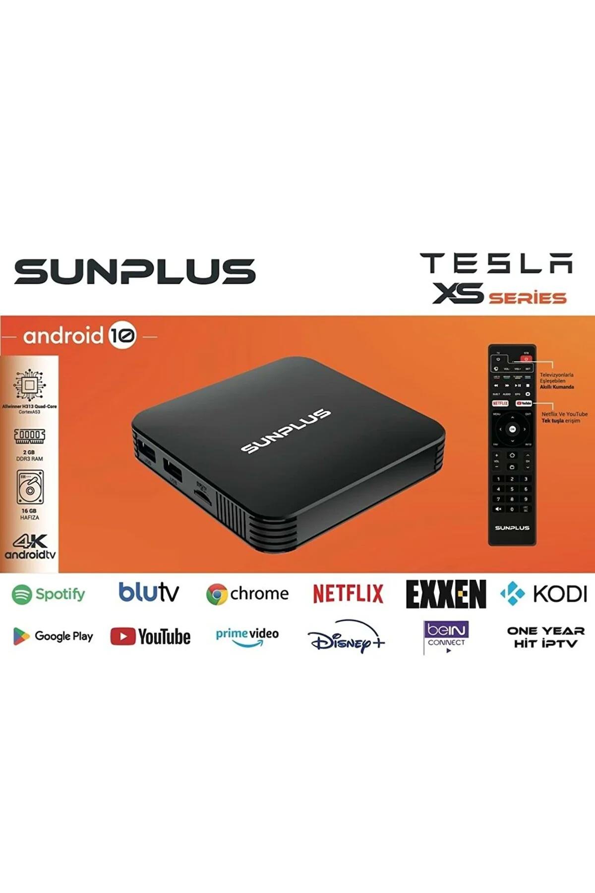 Tesla Xs Series Android Tv Box 2gb Ram -16 gb Hafıza Android 12 Tvbox - 4 k 3840*2160 p