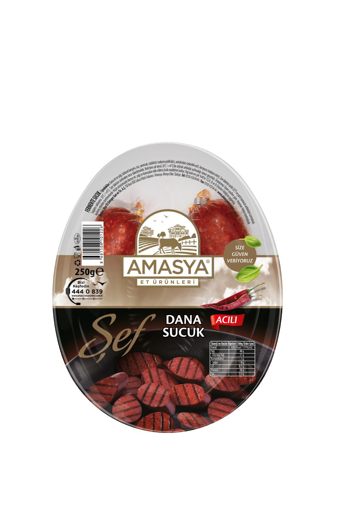 Şef Dana Kangal Sucuk Acılı 250 g