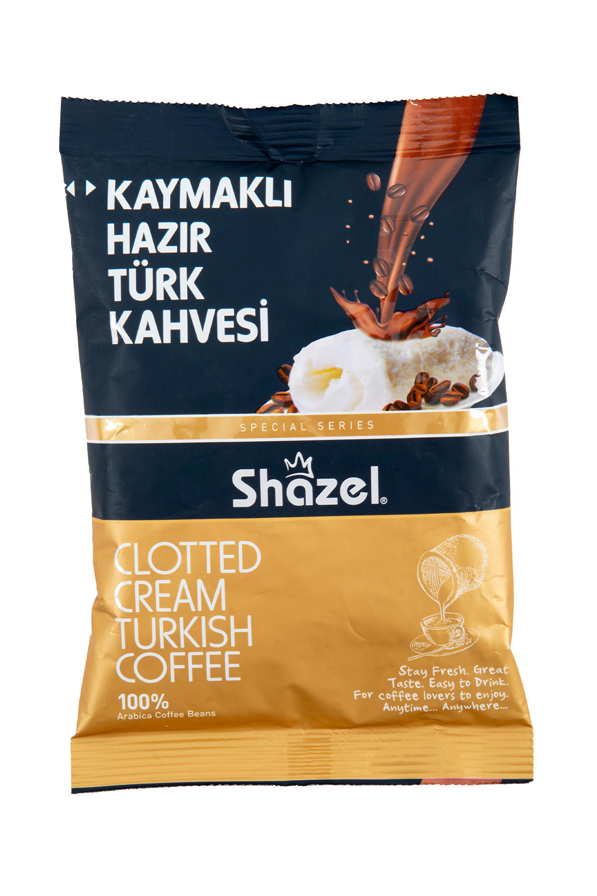 Shazel Special Kaymaklı Hazır Türk Kahvesi 100g 