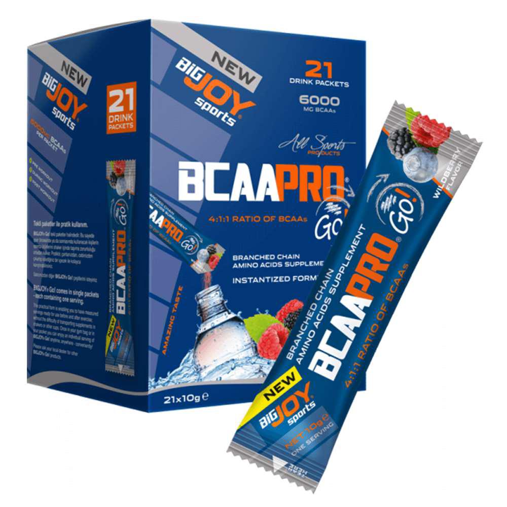 Bigjoy Bcaa Pro Go! 21 Drink Packets Orman Meyveleri