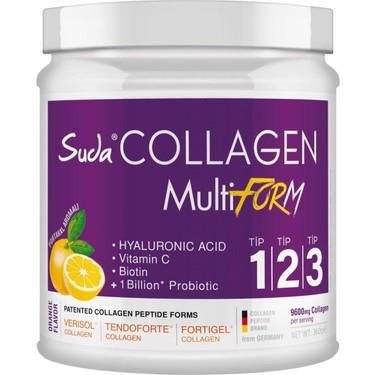 Suda Collagen MultiForm Portakal Aromalı Probiotic Kolajen 360 g