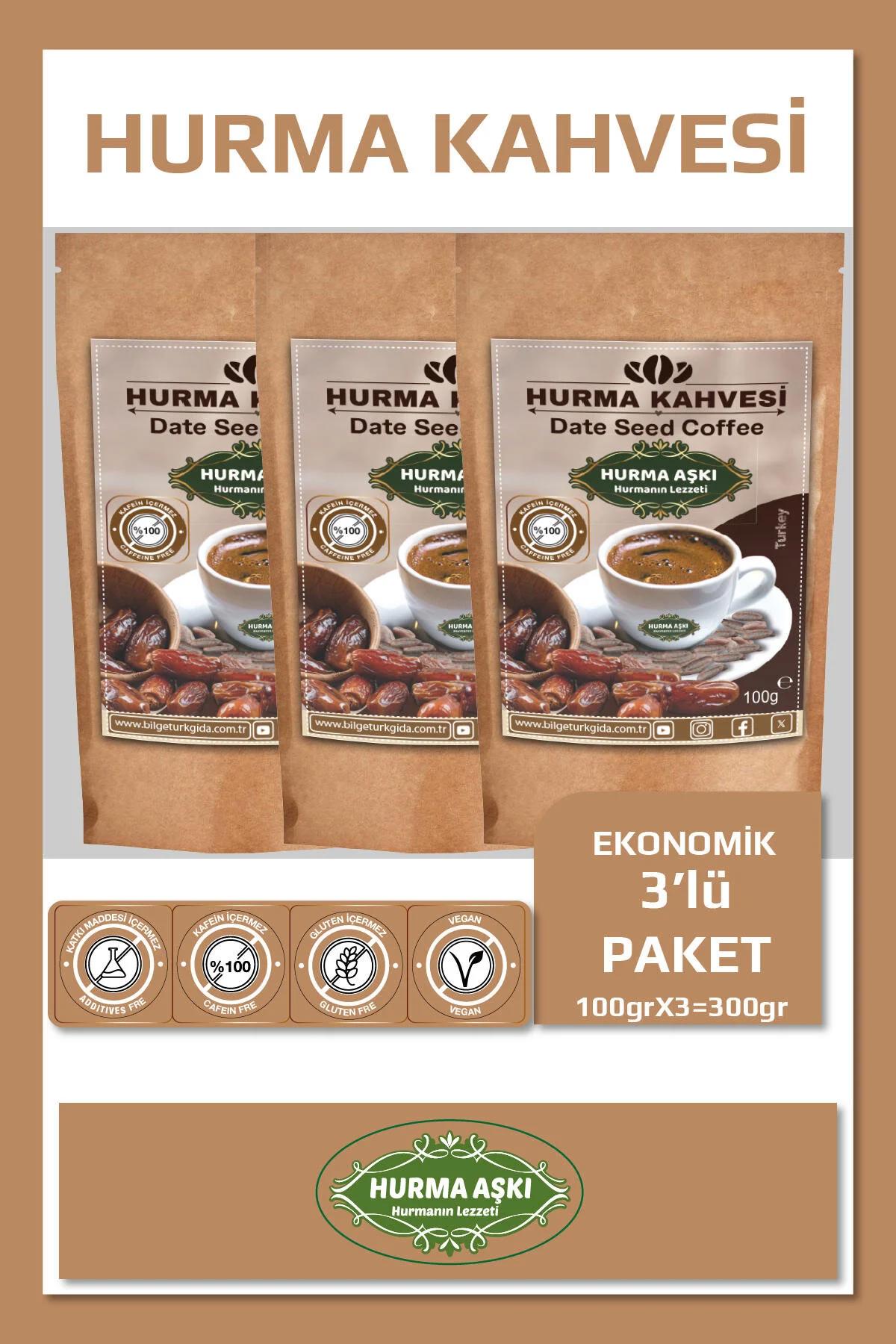 Hurma Aşkı Hurma Kahvesi 3X100Gr