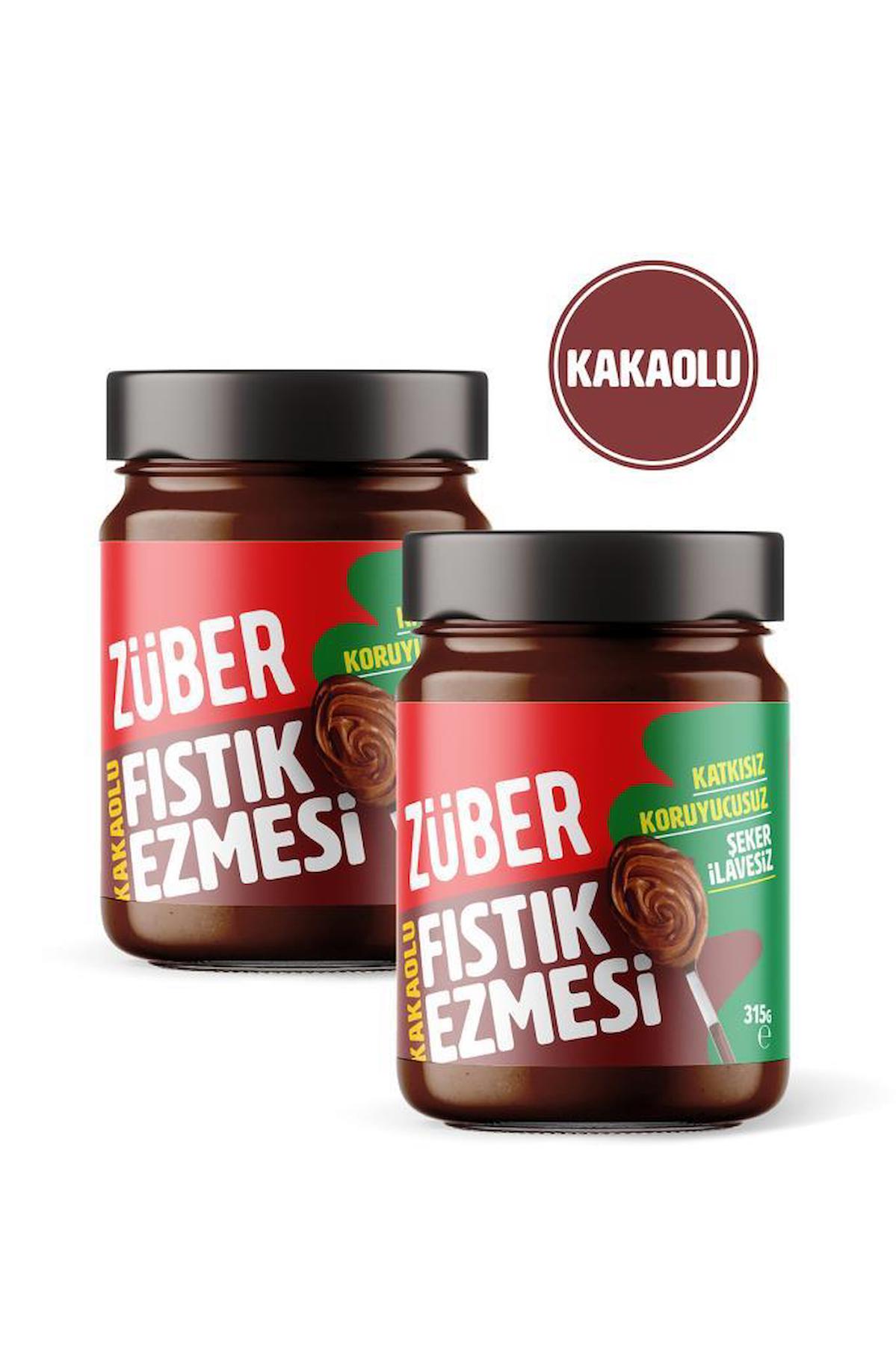 Züber Kakaolu Fıstık Ezmesi 315G X 2 Adet