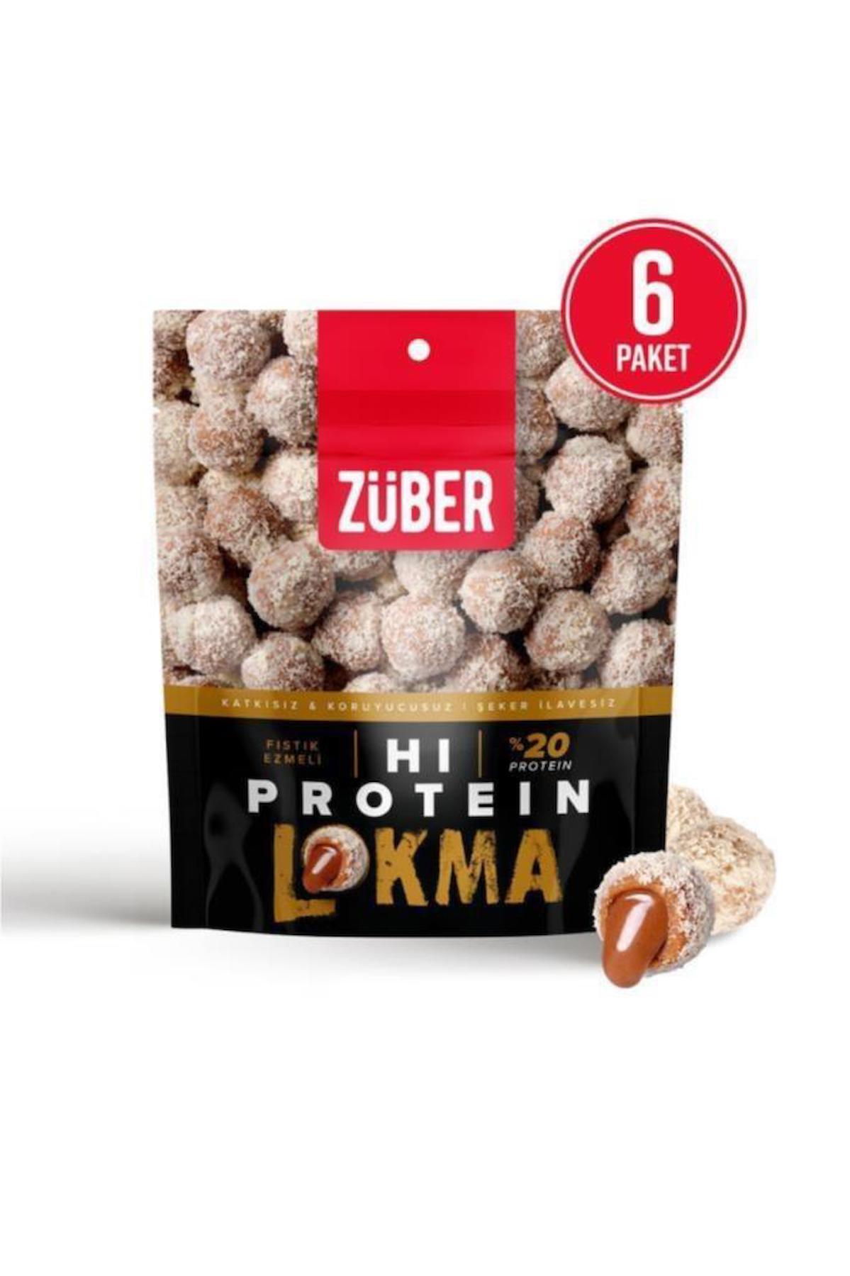 Hi Protein Lokma Fıstık Ezmeli, 84g X 6 Paket