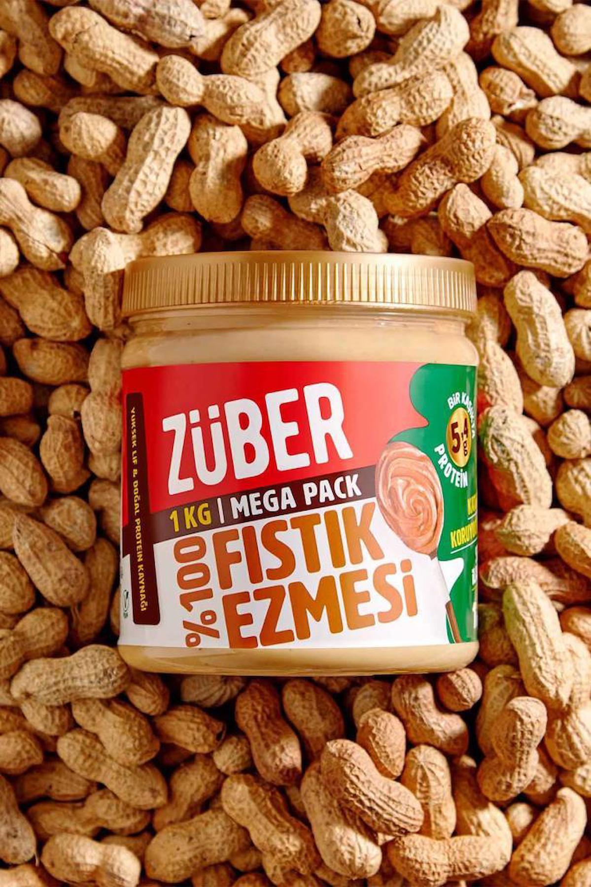 Züber %100 Fıstık Ezmesi 1kg  x1 Adet