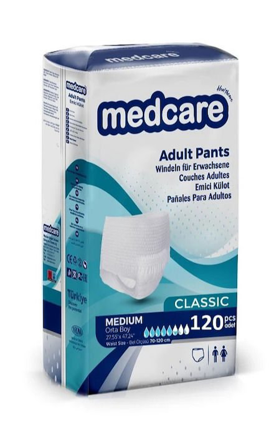 Medcare Emici Külot 120 Adet Medium