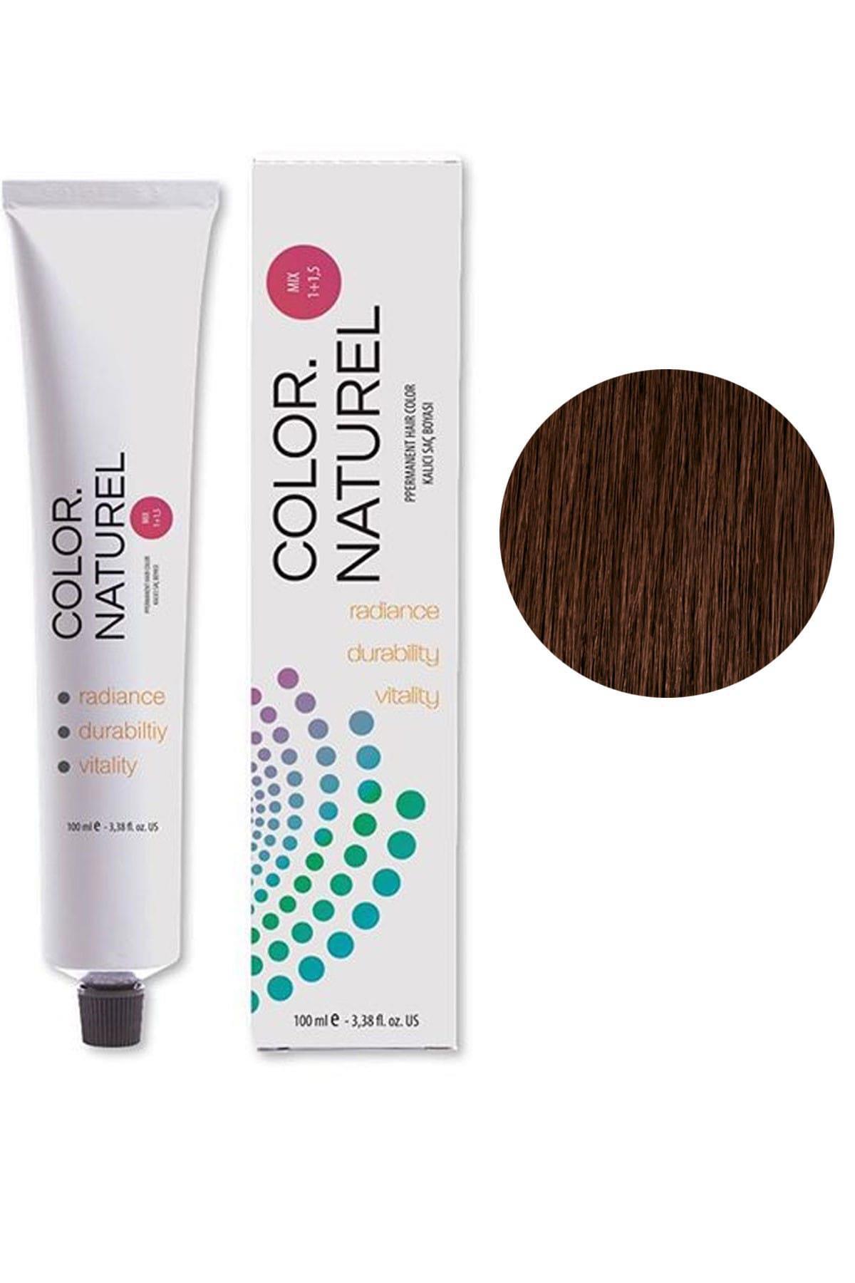 Color Naturel Kalıcı Saç Boyası 100 ml 7.73 Orta Altın Kahve