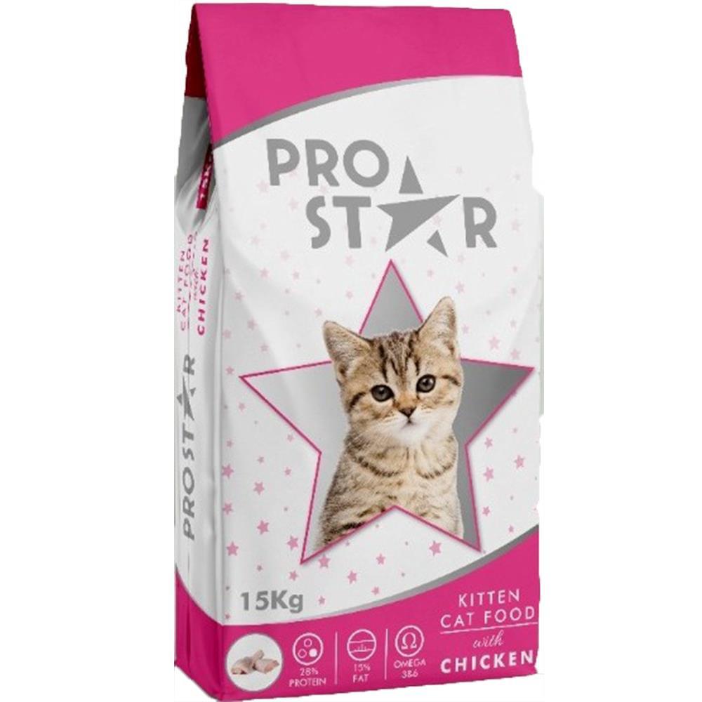 Prostar Tavuklu Yavru Kedi Maması 15 Kg