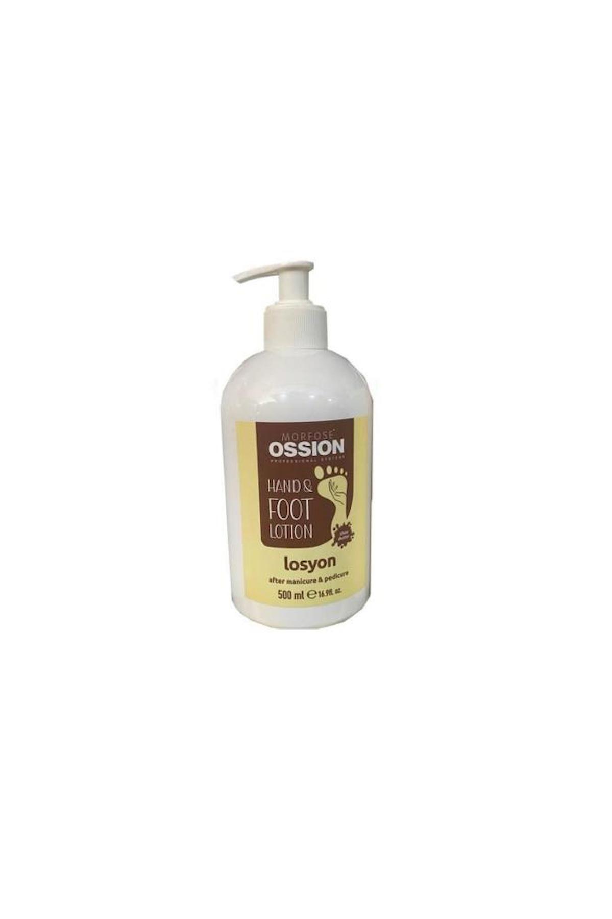 Morfose Ossion Manikür Pedikür Sonrası El ve Ayak Losyonu Shea Butter 500 ml