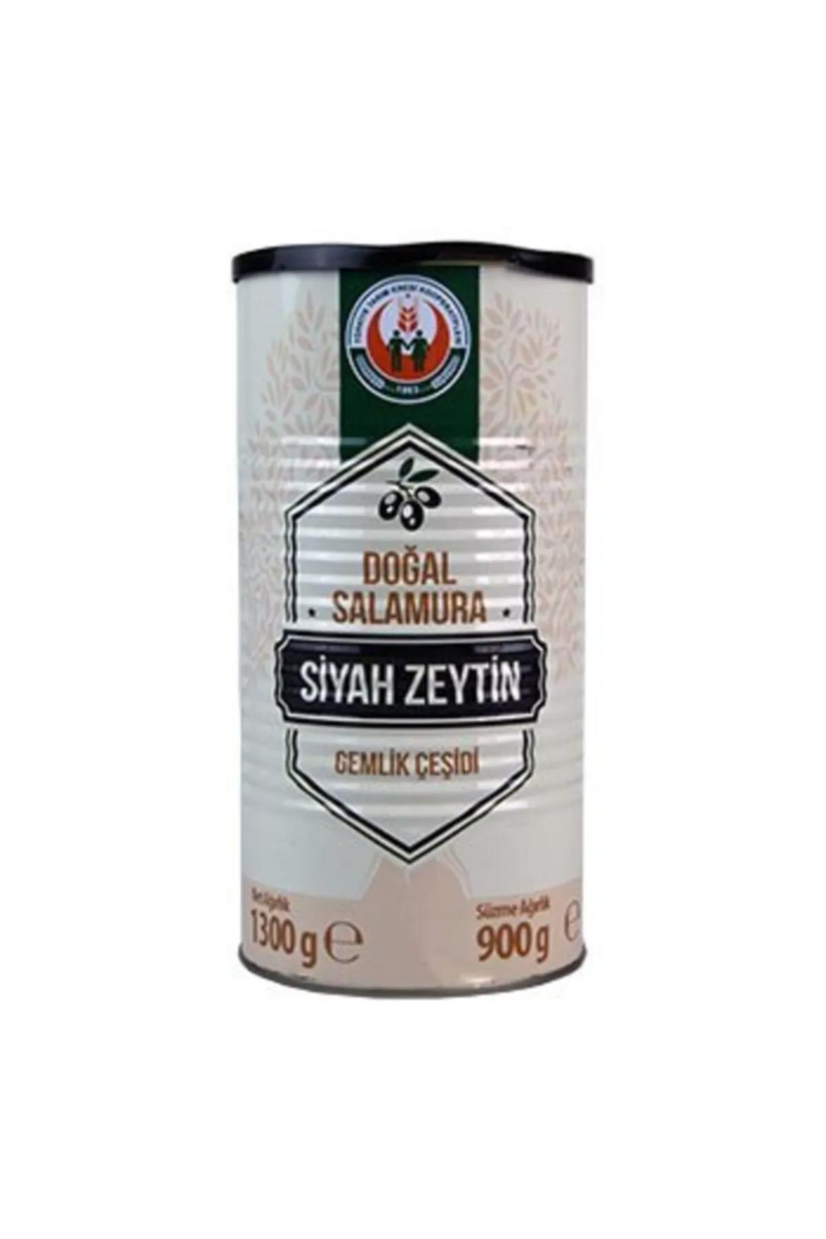 Tarım Kredi Gemlik Çeşidi Siyah Zeytin -l- (231-260) 900 Gr