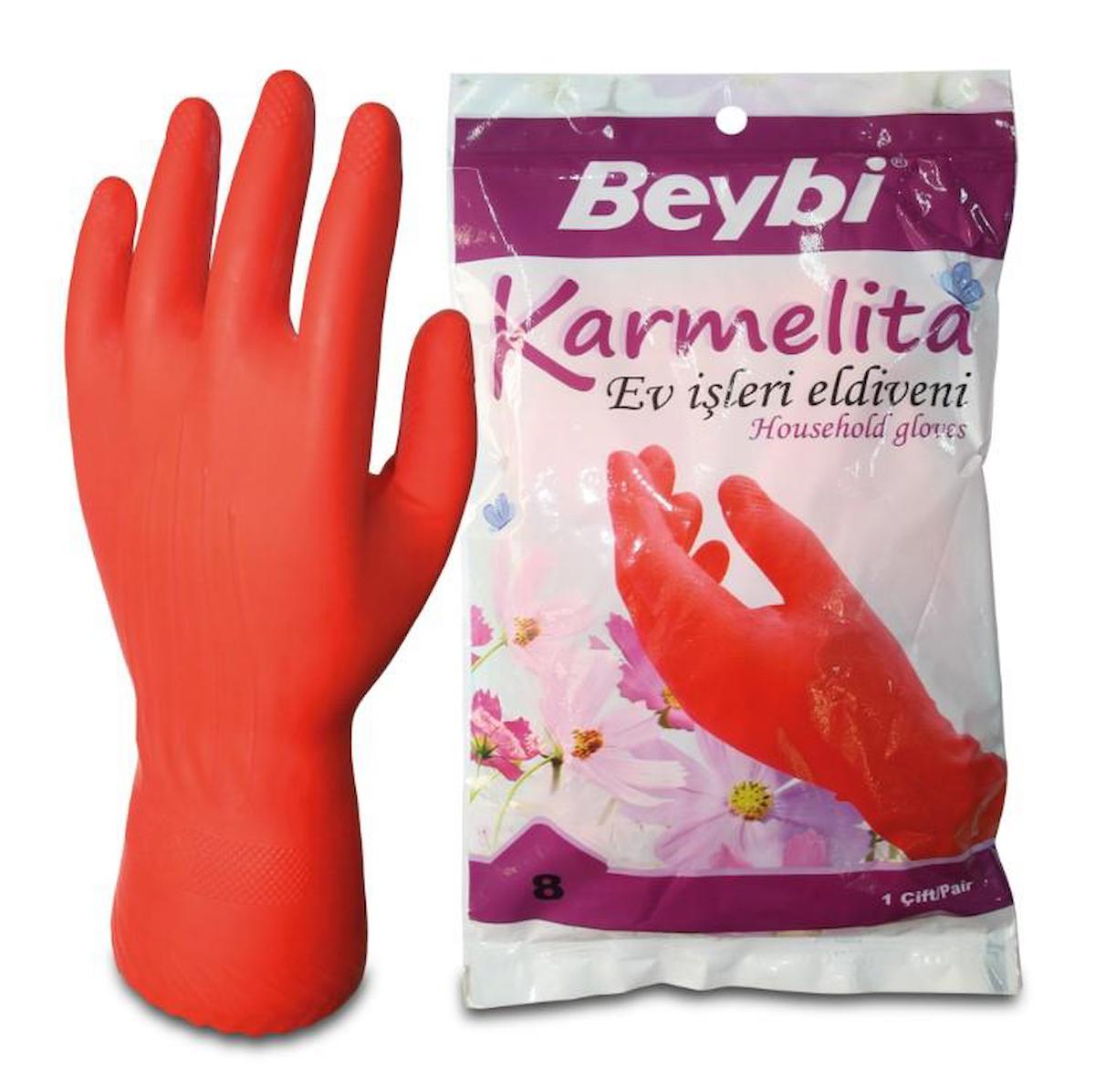 Beybi Karmelita Bulaşık Eldiveni No:7,5