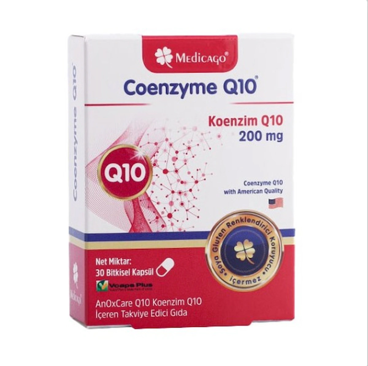 Medicago Coenzyme Q10 200 mg 30 Kapsül