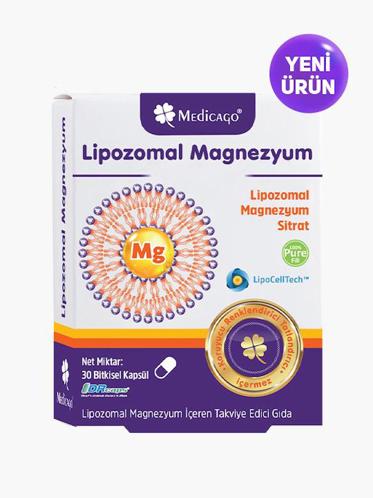 MEDİCAGO LIPOZOMAL MAGNEZYUM 30 KAPSÜL