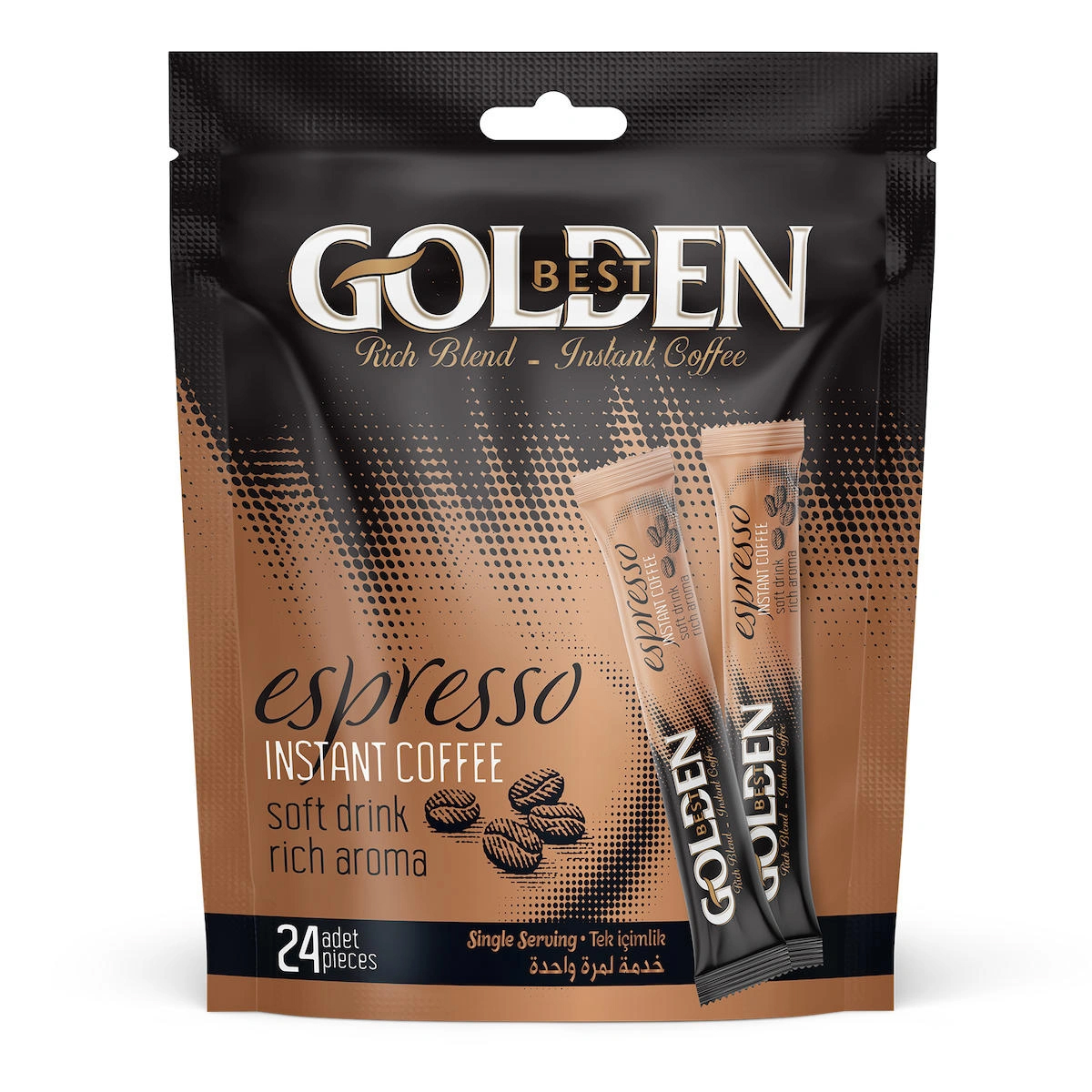 Golden Best Espresso Çözünebilir Kahve Karışımı (24 x 2 g)