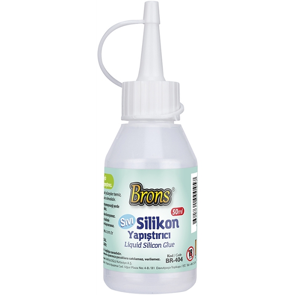 Brons Silikon Sıvı Yapıştırıcı 50 GR Br-404