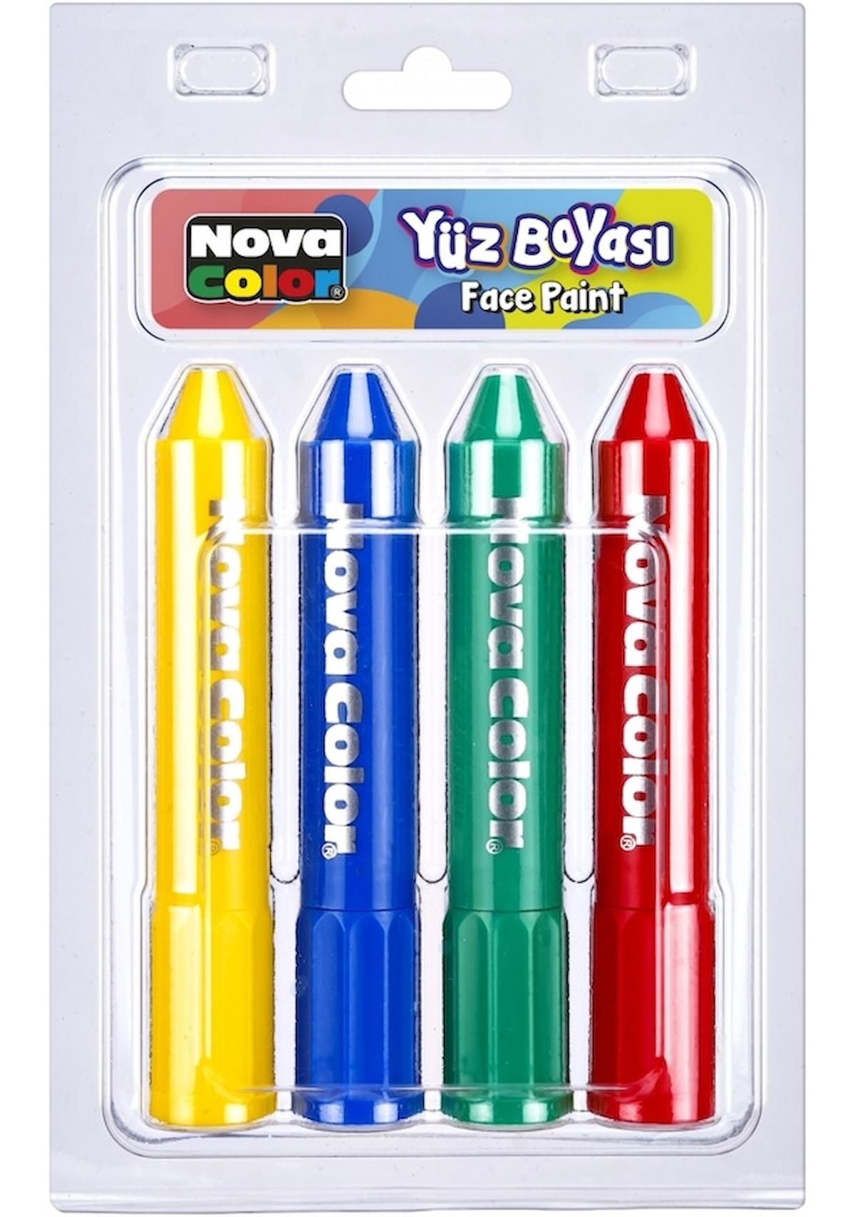 Nova Color Yüz Boyası 4 Lü Set Nc-211