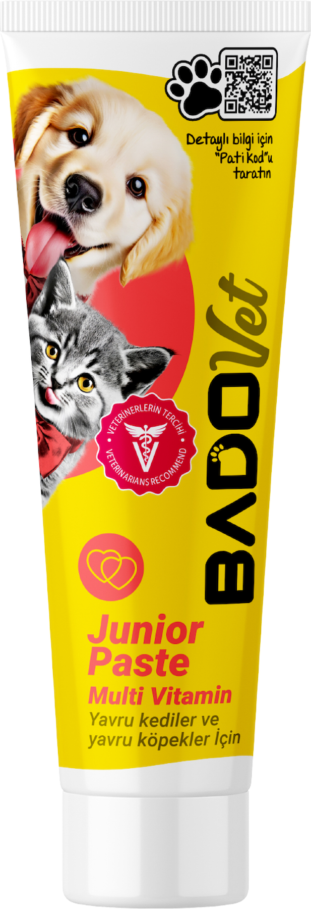 Bado Junior Paste Yavru Kedi Ve Köpekler İçin Multi Vitamin Paste 100 ML