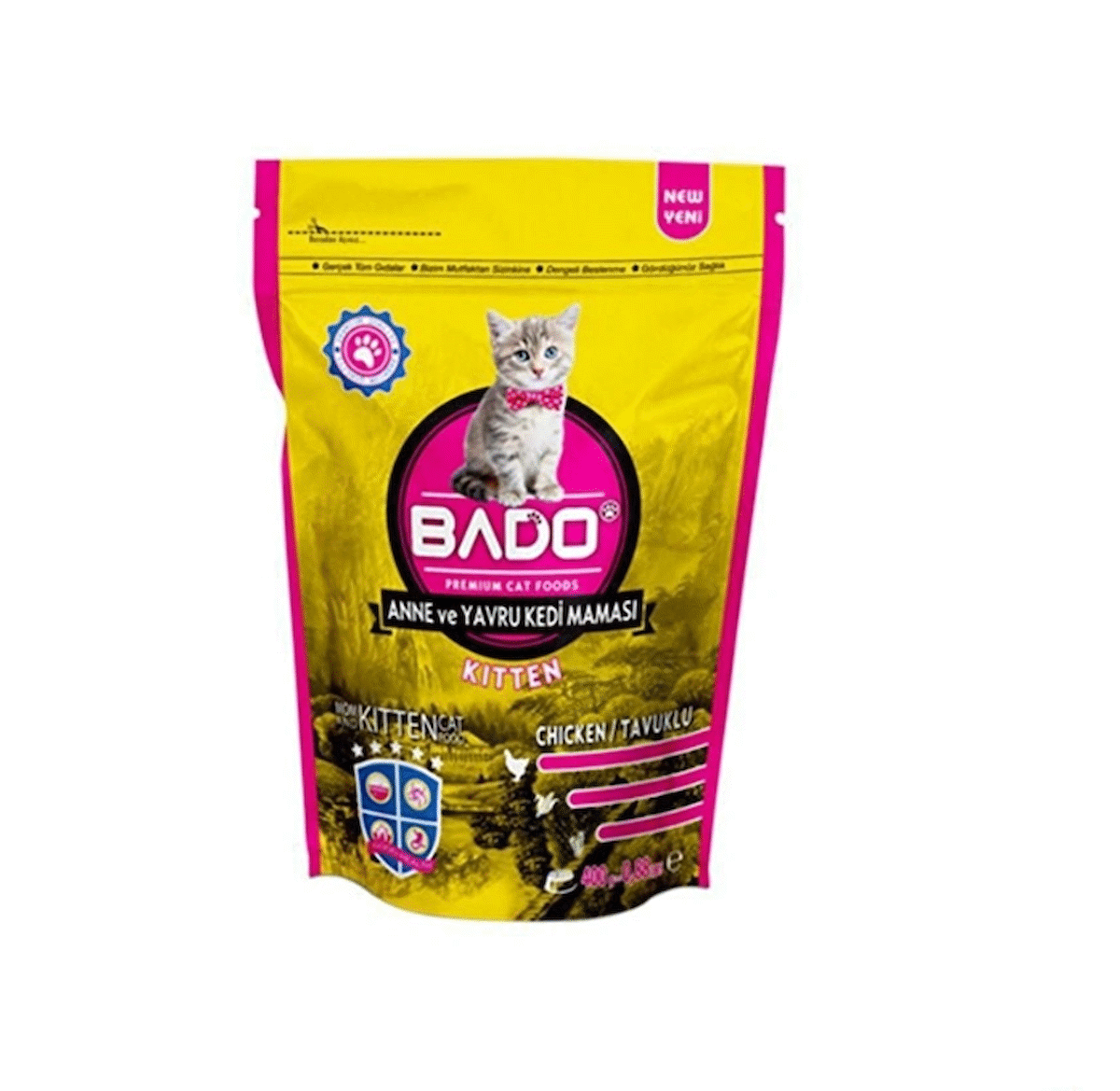 Bado Yavru Kedi Maması Tavuk Etli 400Gr