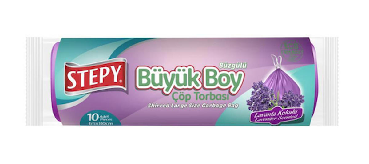 Stepy Çöp Torbası Büyük Boy Lavanta