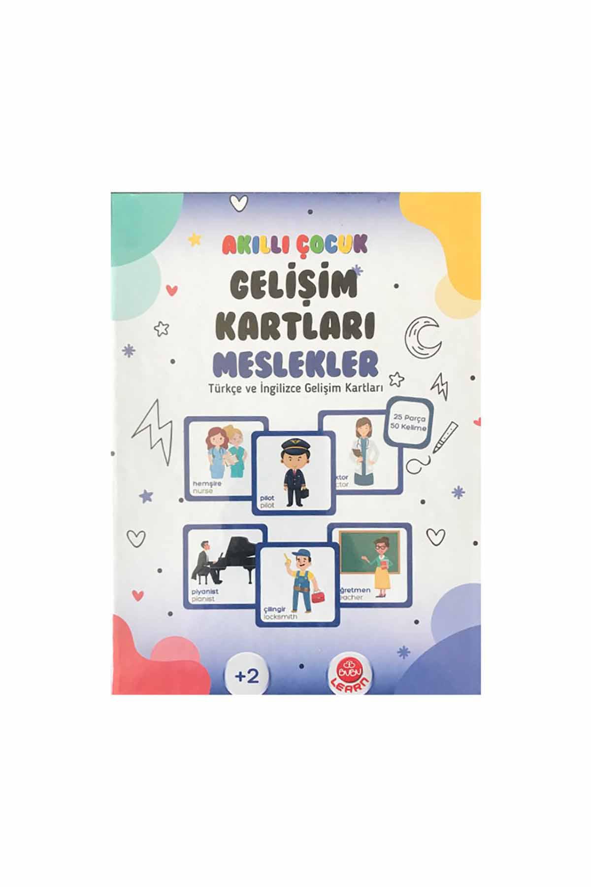 Bubu Akıllı Çocuk Gelişim Kartları Meslekler