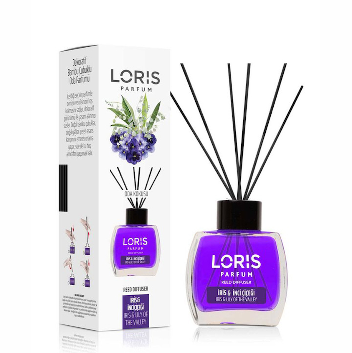 Loris İris İnci Çiceği Oda Kokusu 120 Ml