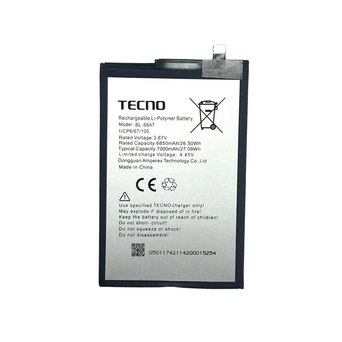 Tecno Pova 3 (BL-68AT) Batarya