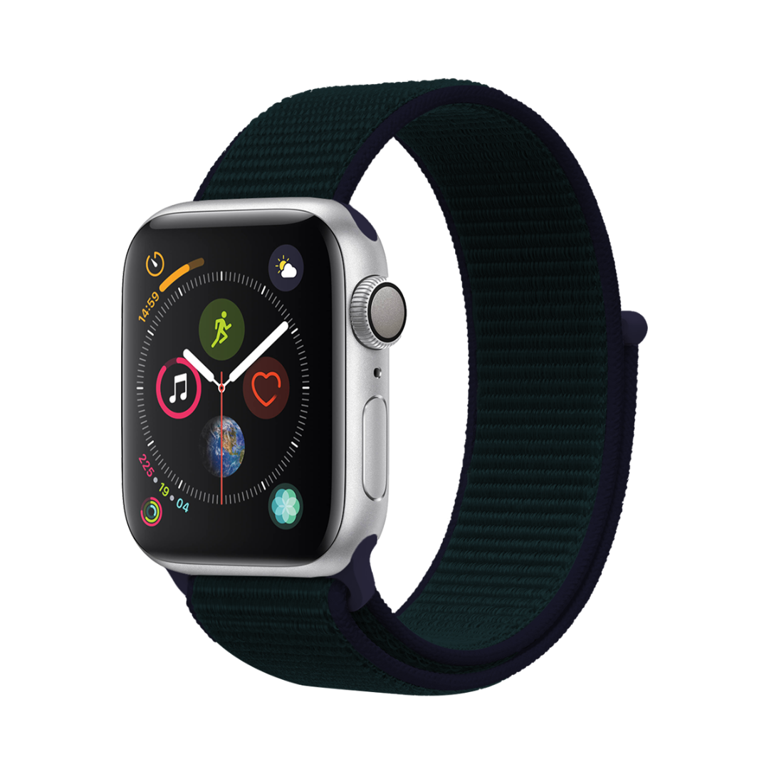 E2M Apple Watch Uyumlu 38-40MM KRD-03 HASIR PETROL MAVİSİ 