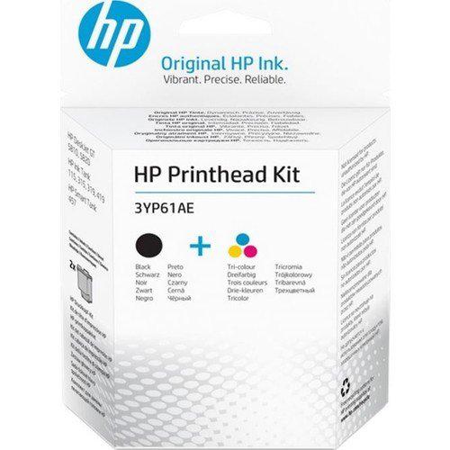 HP 3YP61AE Siyah ve Üç Renkli GT Serisi İçin Baskı Kafası Takımı Hp Ink Tank 115, 315, 415, 319, 419