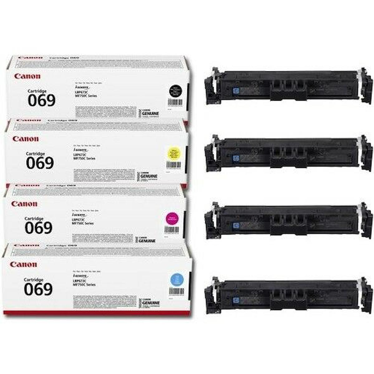 Canon CRG-067 Orjinal 4 Renk Toner Seti - Kutusuz LBP631 / MF651CDW / MF655CDW/MF657CDW