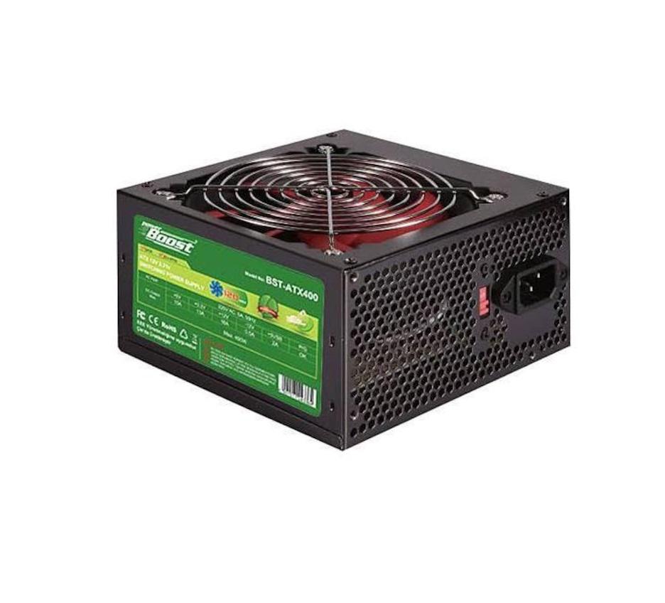 PowerBoost BST-ATX400R 400W 12cm Atx Power Supply