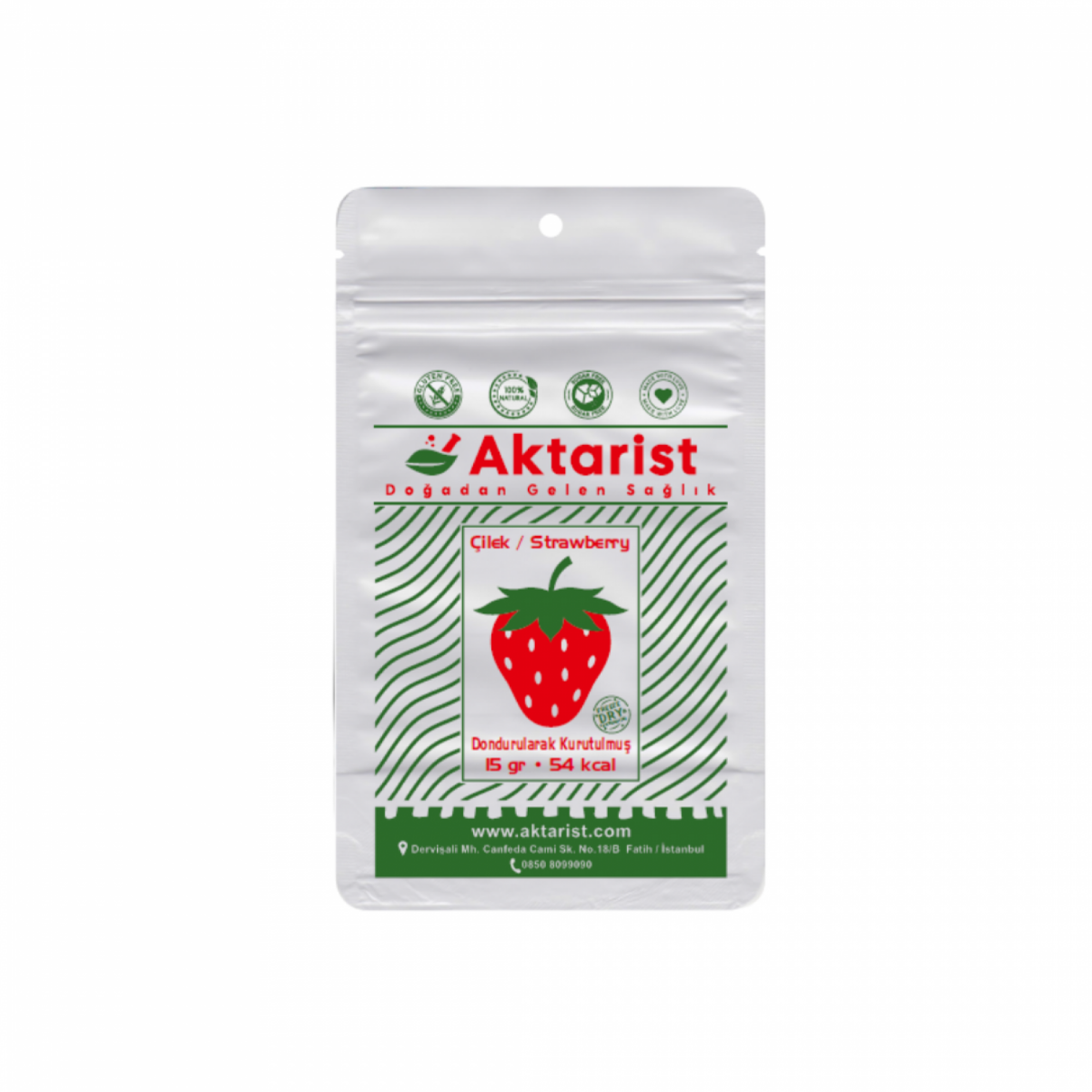 Aktarist Freeze Dried Çilek Kurusu 15 Gr