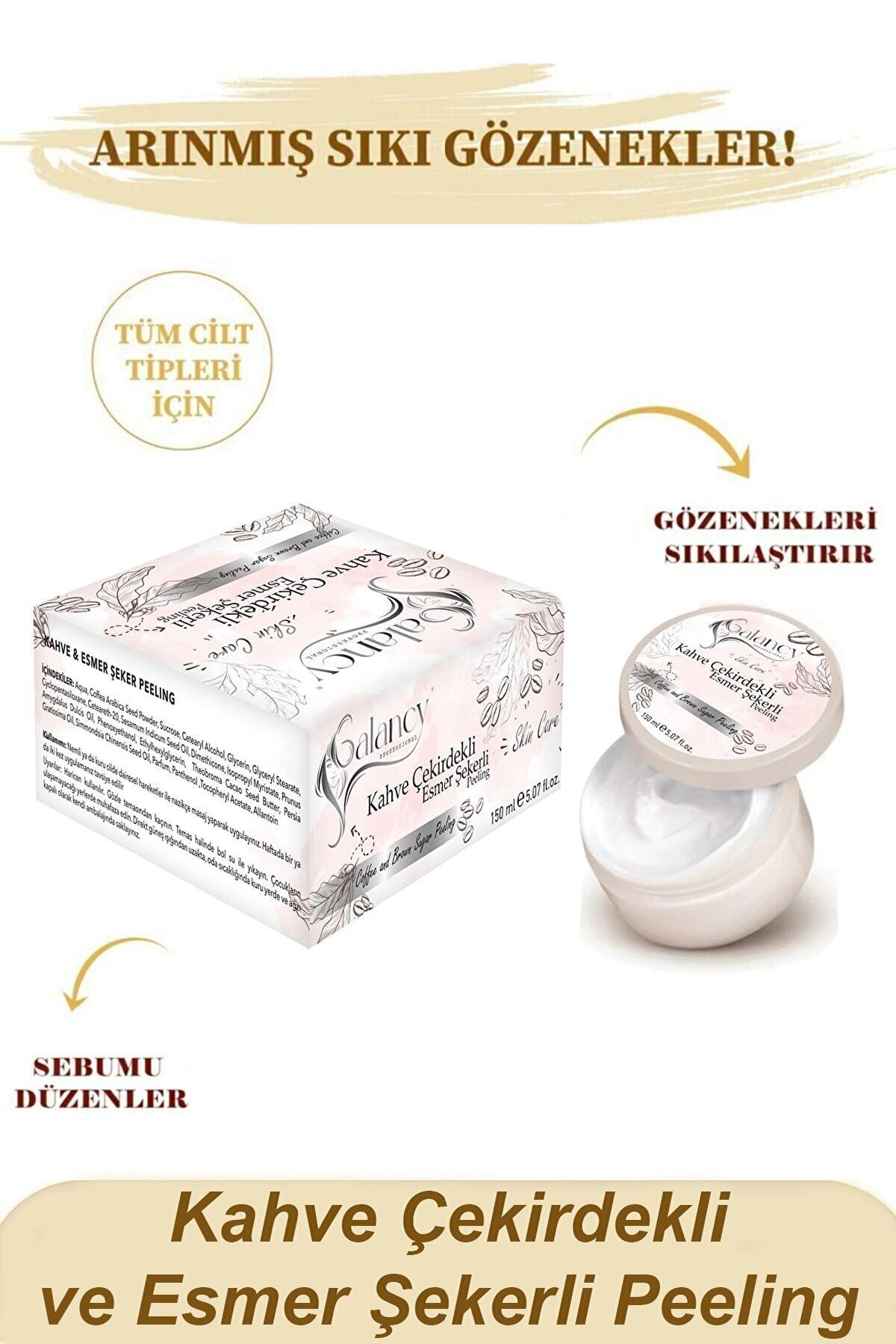 Galancy Kahve Çekirdekli Ve Esmer Şekerli Peeling 150ml