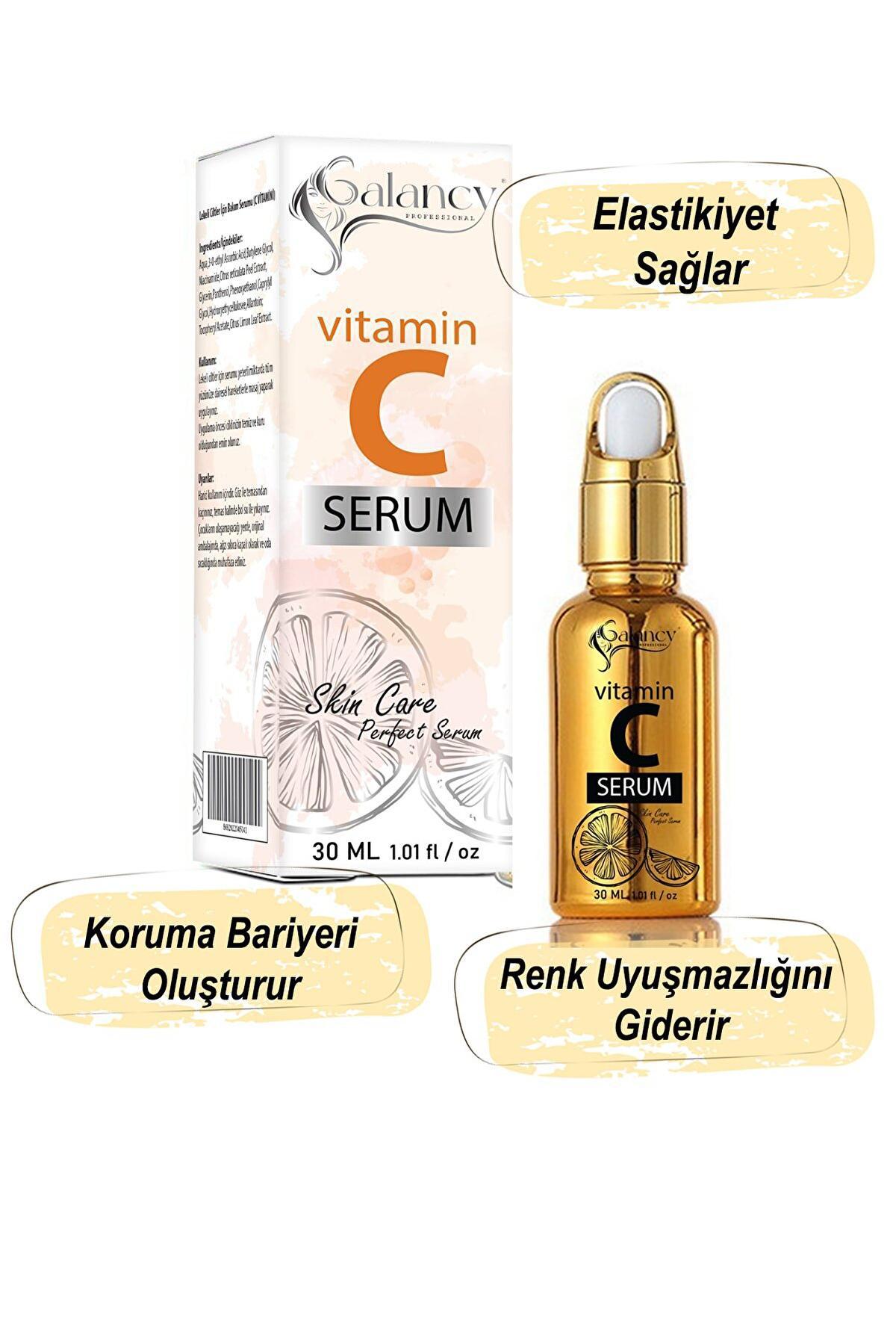 Galancy Yaşlanma Karşıtı C Vitaminli 30 Yaş + Gece-Gündüz Göz Serumu 30 ml 