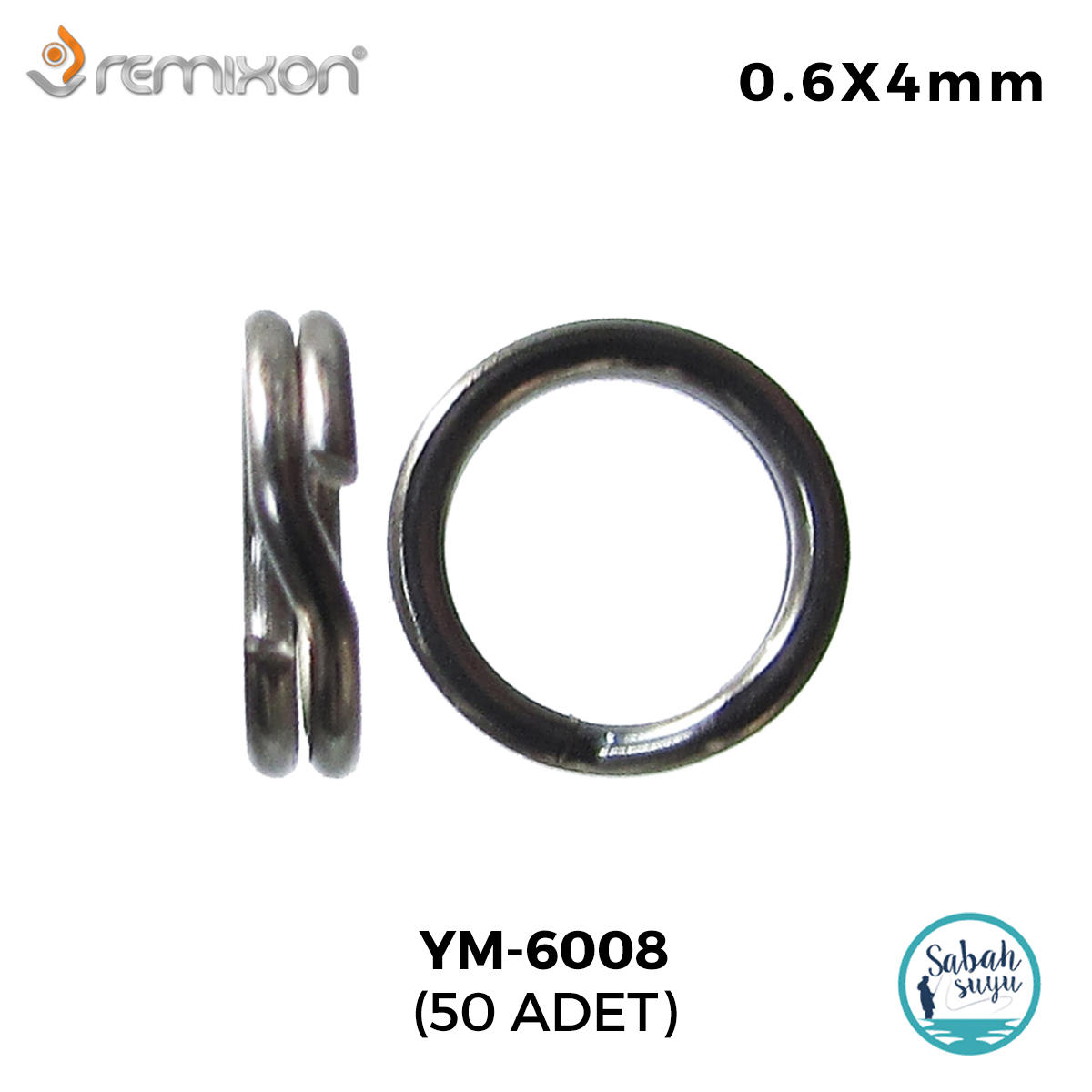 Remixon YM-6008 Split Ring Halka 4mm (50Ad)